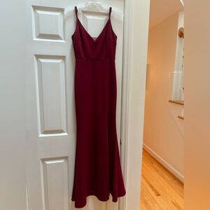 Lulu's Red Maxi Dress XS